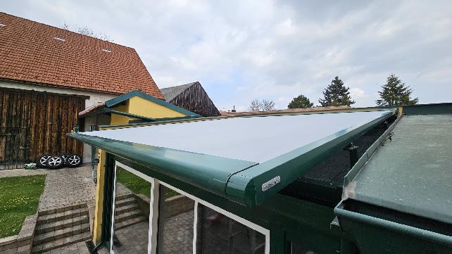 MARKILUX 880 Tracfix Wintergartenmarkise Service und neues Tuch, Ladendorf | Sunless Sonnenschutztechnik e.U., Ulrichskirchen